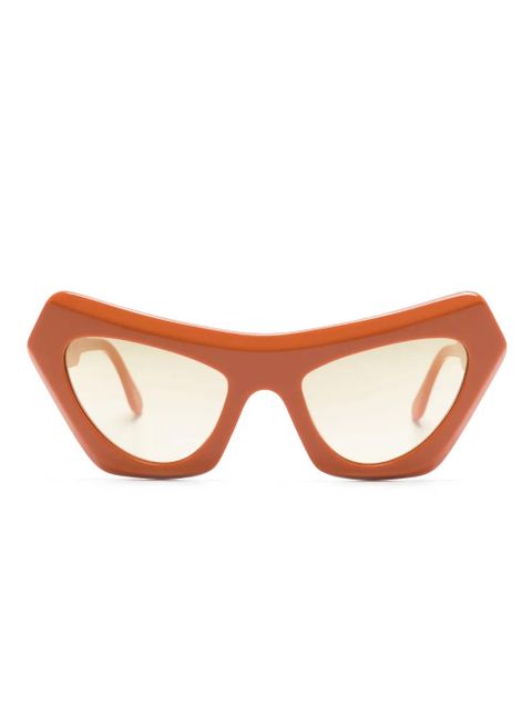 Marni Eyewear Devil's Pool cat-eye frame sunglasses - Orange - zdjęcie produktu nr 1