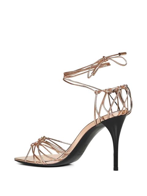 Saint Laurent Babylone strappy sandals - Pink