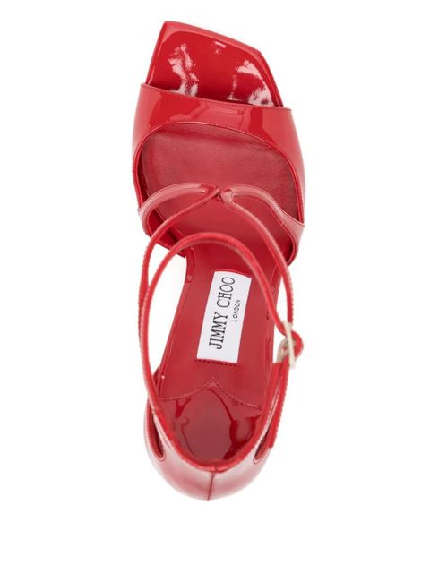 Jimmy Choo 95mm Azia sandals - Red