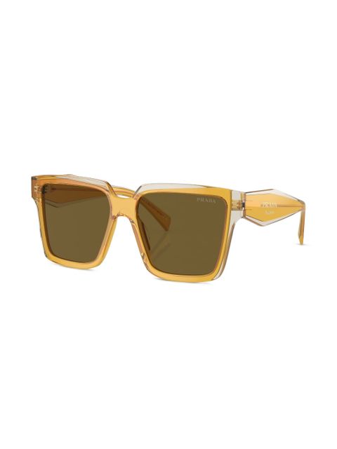Prada Eyewear oversize-frame sunglasses - Yellow