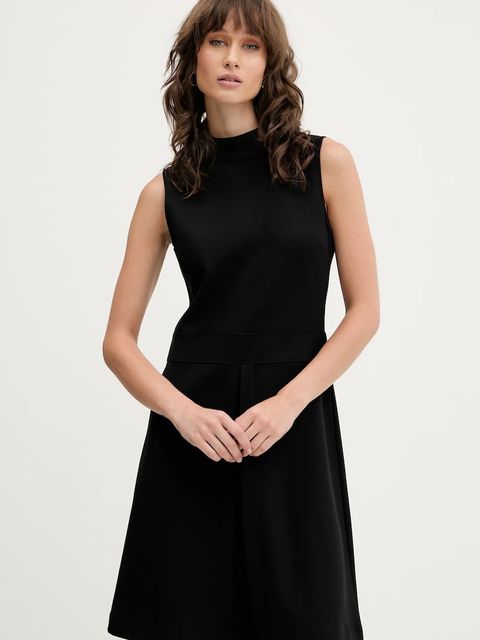 HUGO sukienka kolor czarny mini rozkloszowana 50542729 - zdjęcie produktu nr 1