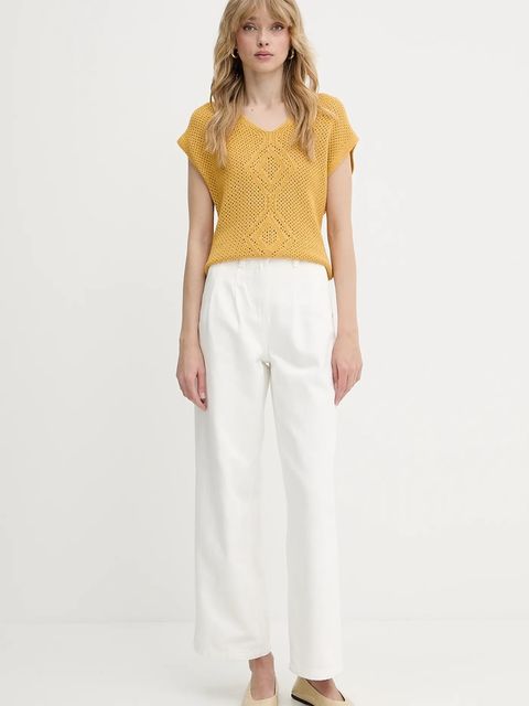 Morgan jeansy damskie kolor biały PKABI - zdjęcie produktu nr 2