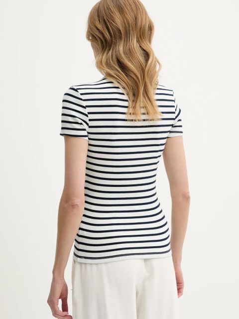 Tommy Jeans t-shirt damski kolor szary DW0DW17383