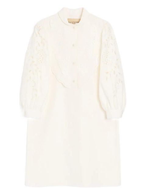 Valentino Garavani mini embroidered poplin dress - White - zdjęcie produktu nr 1