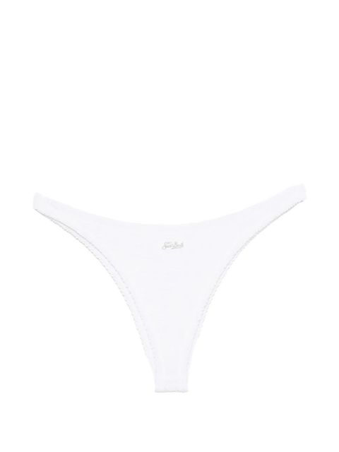 MC2 Saint Barth crinkle bikini bottoms - White - zdjęcie produktu nr 2