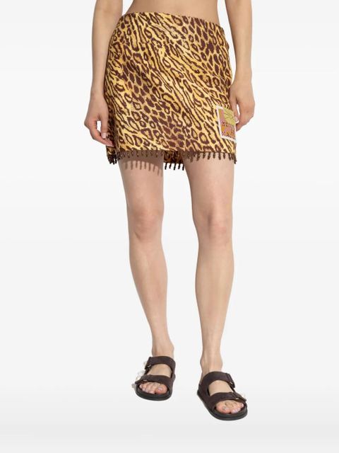 ZIMMERMANN cotton beaded skirt - Brown - zdjęcie produktu nr 2