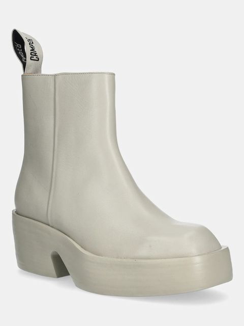 Camper botki skórzane Billie damskie kolor beżowy na platformie K400754-006 - zdjęcie produktu nr 1