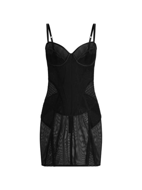 Dolce & Gabbana panelled strap dress - Black - zdjęcie produktu nr 2