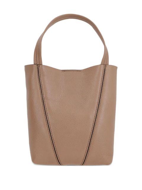 Chloé leather tote bag - Brown - zdjęcie produktu nr 2