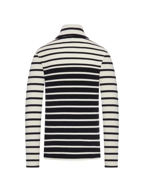 TOTEME striped turtleneck sweater - Black - zdjęcie produktu nr 2