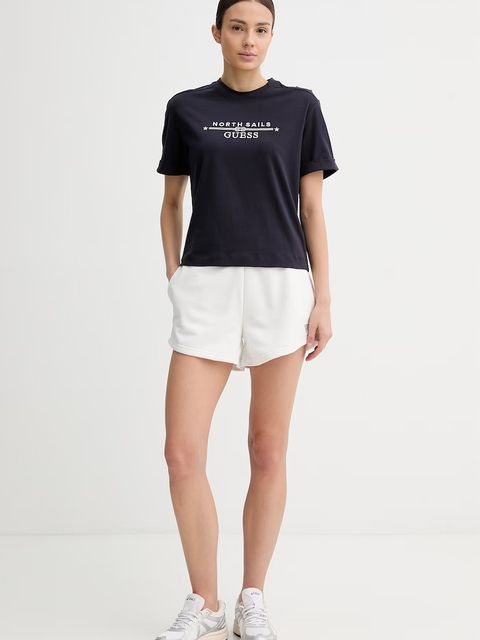 Guess T-shirt damski X NORTH SAILS - zdjęcie produktu nr 1
