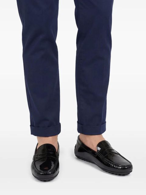 Tod's City Gommino patent-leather loafers - Black