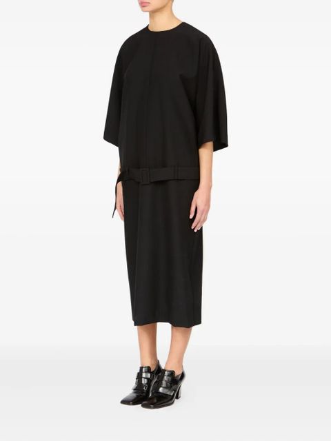 MM6 Maison Margiela belted midi dress - Black