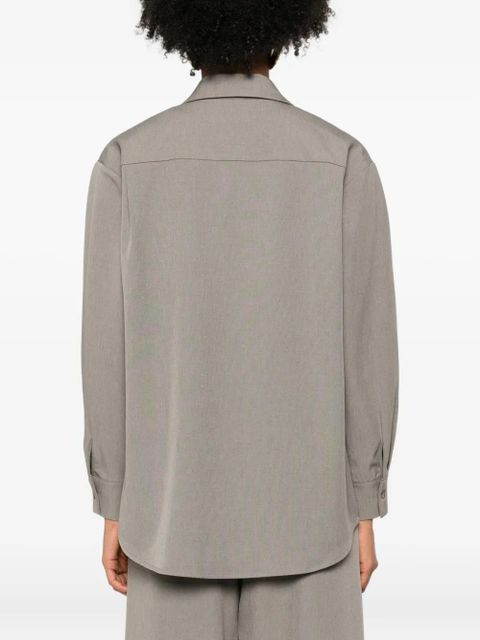 Eleh button-down cotton shirt - Grey