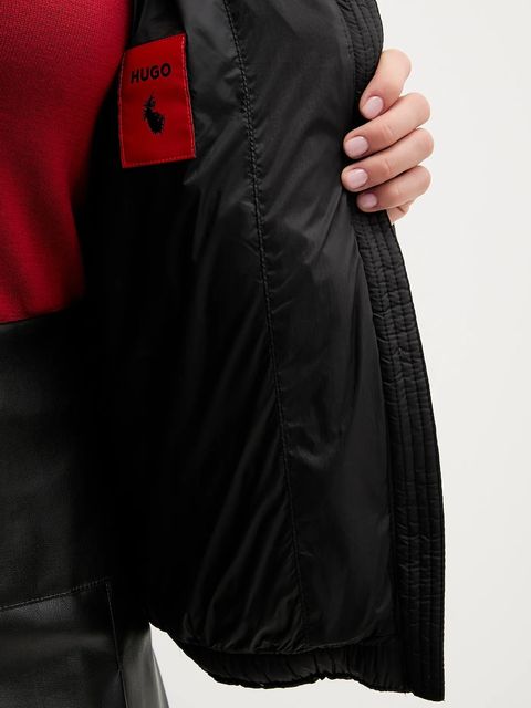 HUGO kurtka puchowa kolor czarny zimowa 50546344