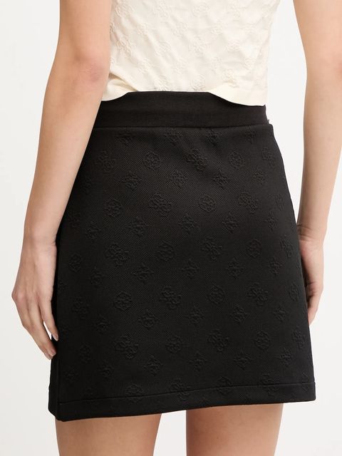 Guess spódnica PEONY kolor czarny mini prosta V5YD03 KBSL2 - zdjęcie produktu nr 2