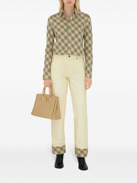 Burberry small Rocking Horse tote bag - Neutrals