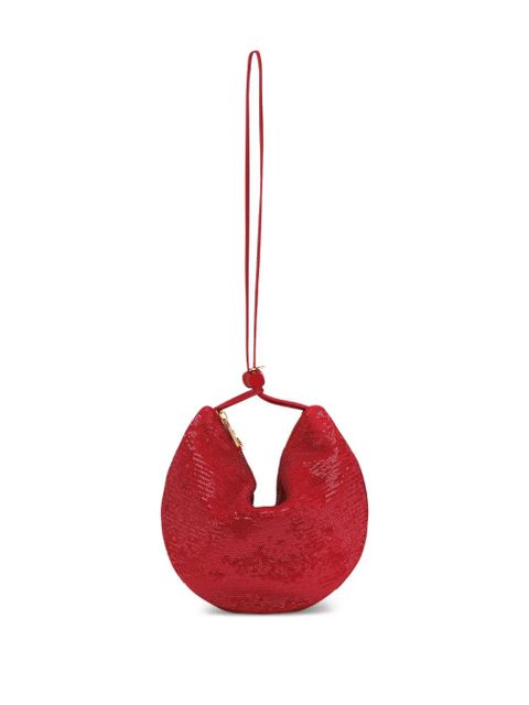 Longchamp small Le Roseau tote bag - Red - zdjęcie produktu nr 2