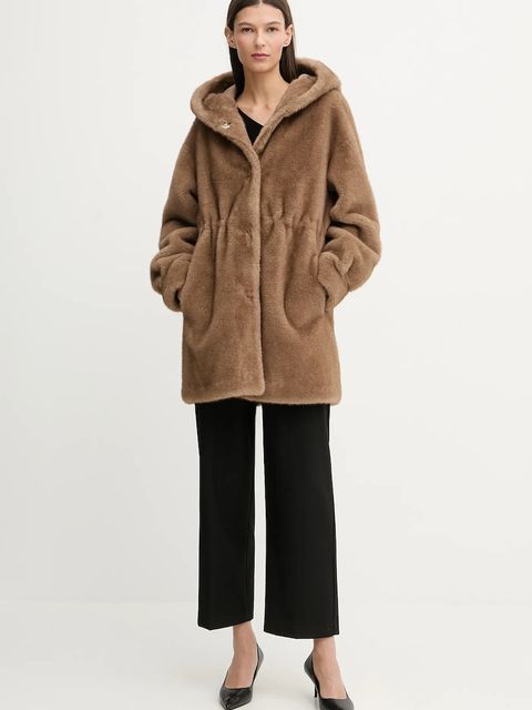 Answear.LAB płaszcz kolor beżowy - zdjęcie produktu nr 2