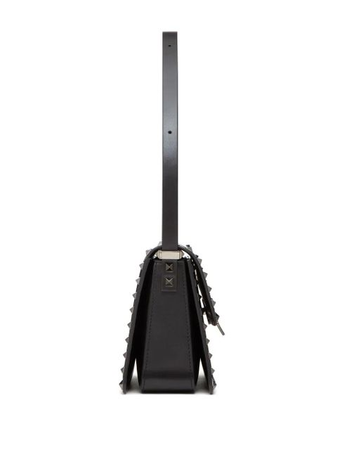 Valentino Garavani Rockstud23 leather shoulder bag - Black