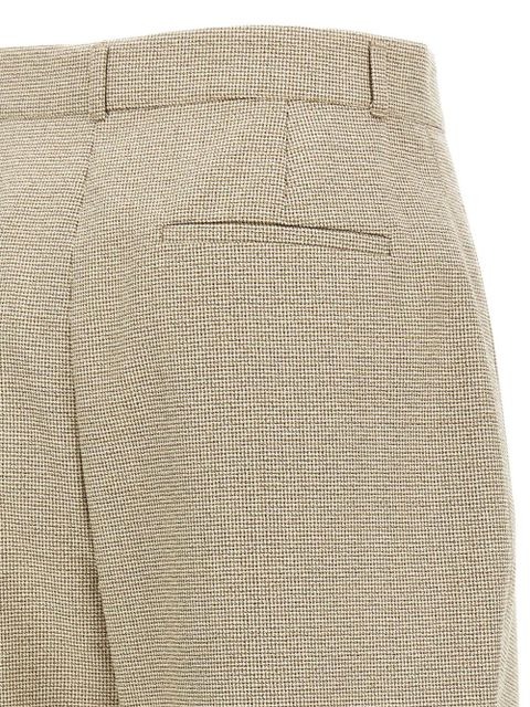FENDI micro-check trousers - Neutrals