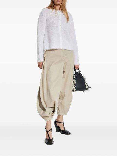 LOEWE wool cardigan - White