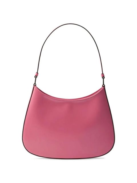 Prada Cleo brushed leather shoulder bag - Pink