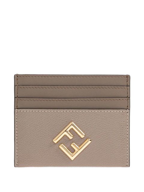 FENDI logo-plaque card holder - Neutrals - zdjęcie produktu nr 1