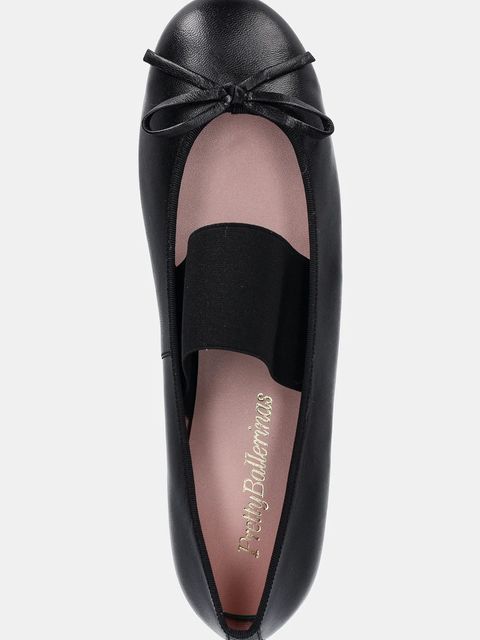 Pretty Ballerinas baleriny skórzane Rosario kolor czarny 52545_001