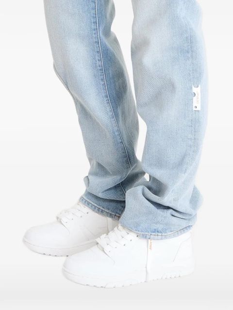 Off-White cut-out straight-leg jeans - Blue