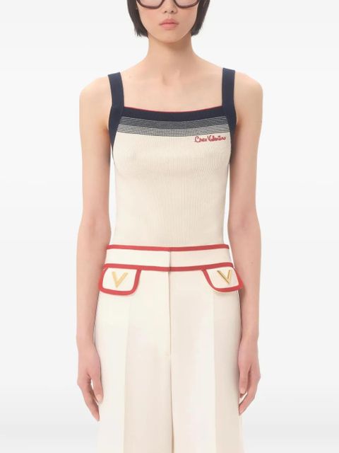 Valentino Garavani Chez tank top - Neutrals - zdjęcie produktu nr 2