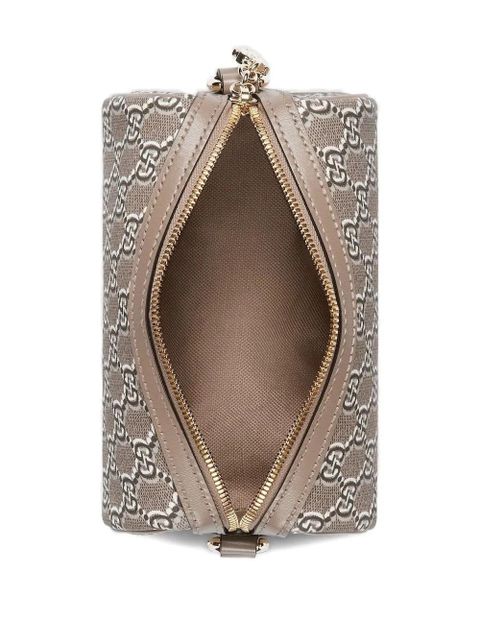 Gucci GG Supreme Canvas cylindrical shoulder bag - Grey