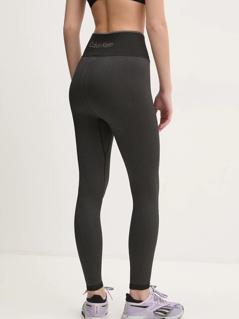 Calvin Klein Performance legginsy treningowe kolor czarny gładkie 00GWS4L643