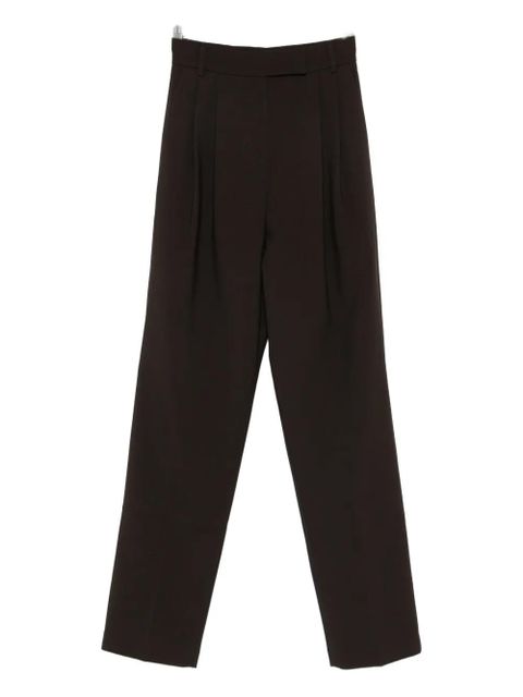 The Frankie Shop Bea pleated straight trousers - Brown - zdjęcie produktu nr 1
