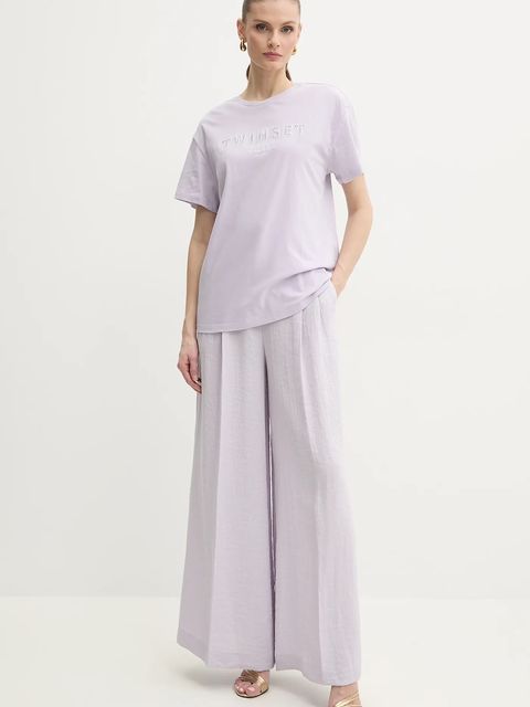 Twinset t-shirt bawełniany - zdjęcie produktu nr 2