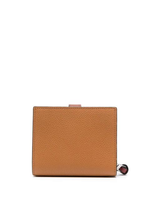 LOEWE trifold grained-leather wallet - Brown - zdjęcie produktu nr 2