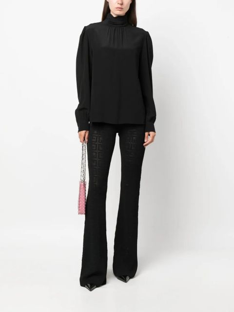 Givenchy 4G jacquard flared trousers - Black
