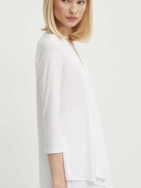 Joseph Ribkoff bluzka damska kolor biały gładka 161066