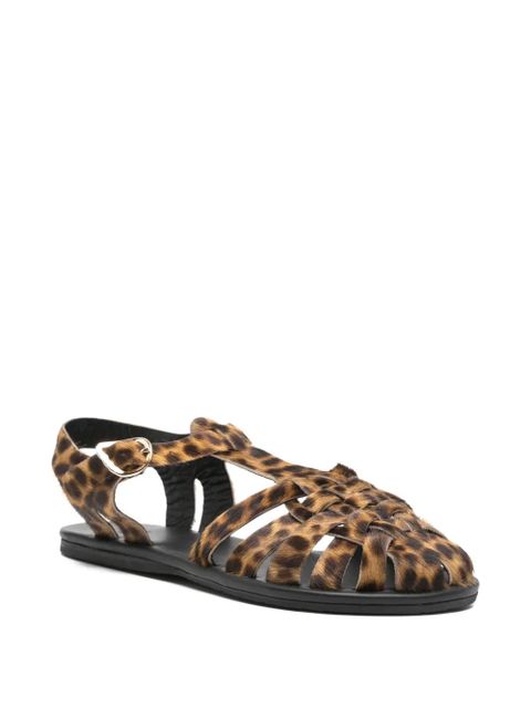 Ancient Greek Sandals Karina pony cage sandals - Brown - zdjęcie produktu nr 2