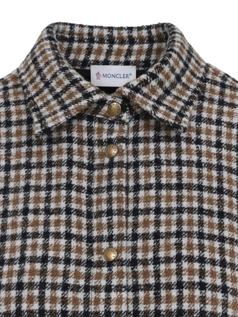 Moncler checked-pattern buttoned shirt - Grey - zdjęcie produktu nr 2