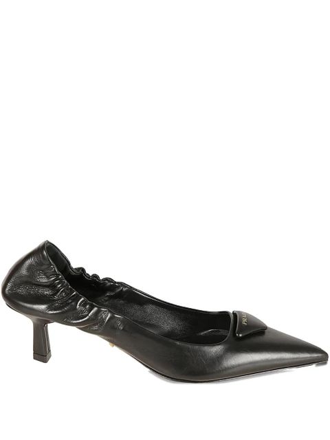 Prada elastic-hem heel pumps - Black - zdjęcie produktu nr 1
