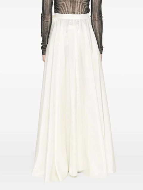 MM6 Maison Margiela taffeta maxi skirt - White