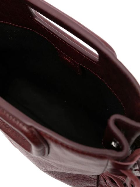 Maje M fringed leather tote bag - Red - zdjęcie produktu nr 2