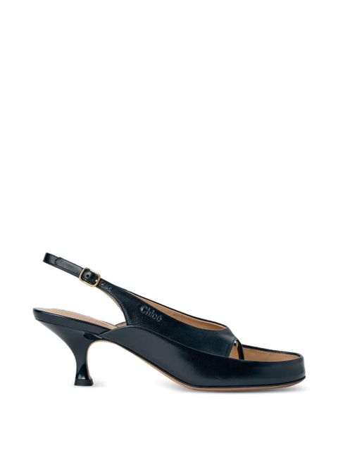 Chloé Junie slingback sandals - Black - zdjęcie produktu nr 1