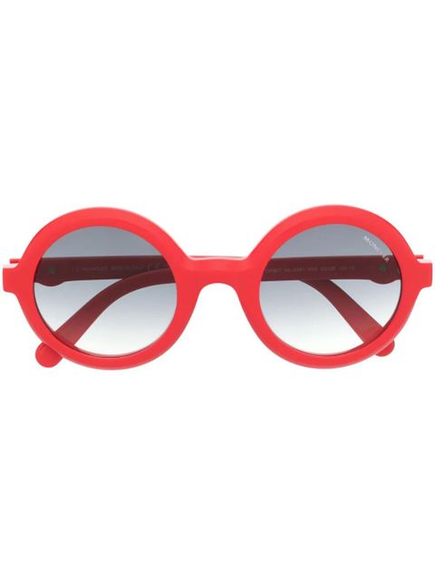 Moncler Eyewear Orbit round-frame sunglasses - Red - zdjęcie produktu nr 1