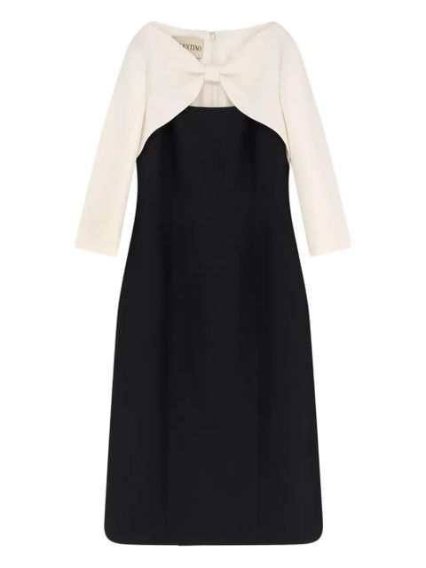 Valentino Garavani knot contrast midi dress - Black - zdjęcie produktu nr 1