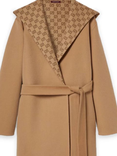 Gucci reversible hooded coat - Neutrals - zdjęcie produktu nr 2