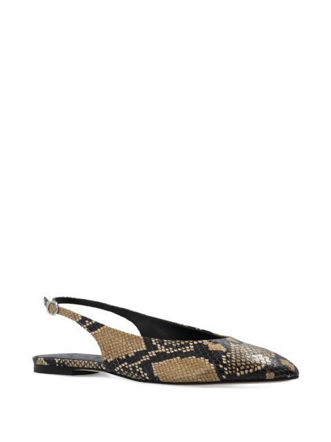 Aeyde snake-pattern flat pumps - Neutrals - zdjęcie produktu nr 2