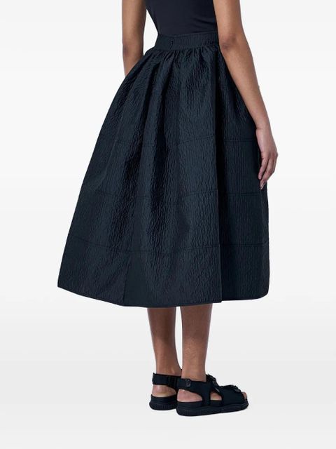 Cecilie Bahnsen gathered skirt - Black