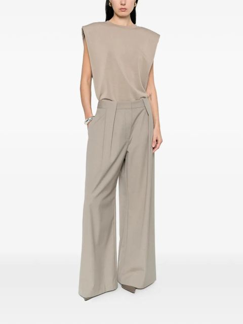 Eleh padded shoulders top - Neutrals - zdjęcie produktu nr 2